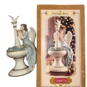 Grandeur Noel 2002 Porcelain Angel Figurine Collector's Edition‎ Vtg NL0248 12"